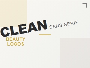 Clean Sans Serif Fonts for Beauty Business Logos