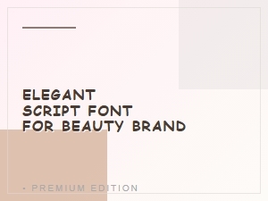 Elegant Script Font for Beauty Brand