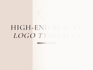 Elegant High End Beauty Logo Fonts